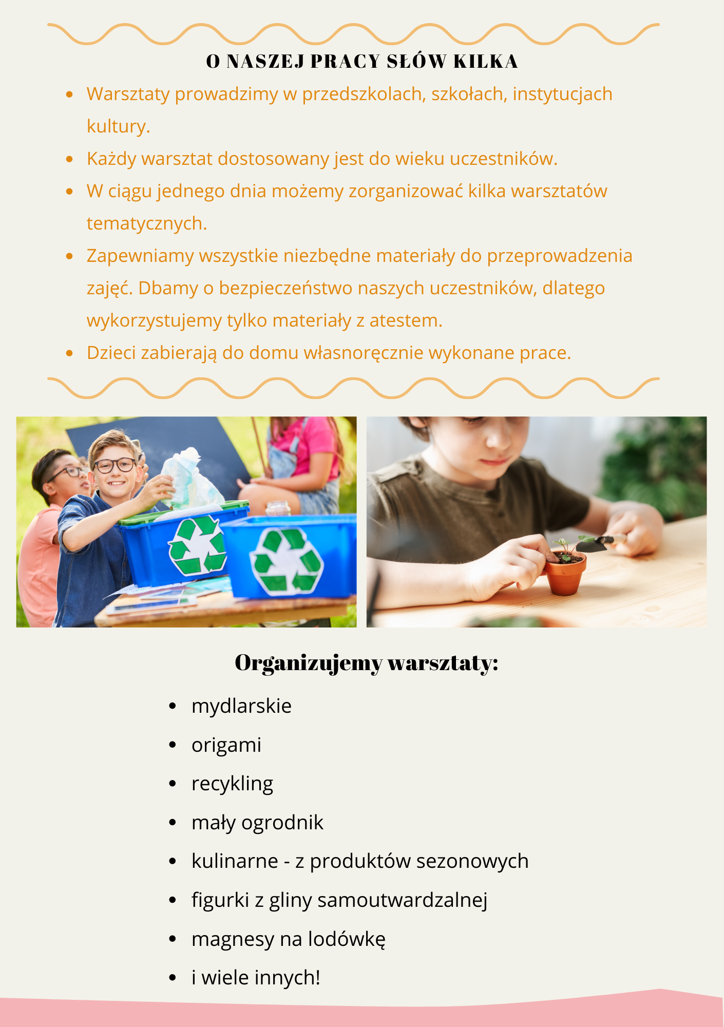 Przykłady kreatywnych warsztatów dla dzieci w Warszawie – zajęcia artystyczne organizowane przez firmę Harmonia