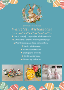 Warsztaty wielkanocne dla dzieci w Warszawie – zajęcia kreatywne i świąteczne ozdoby z firmą Harmonia